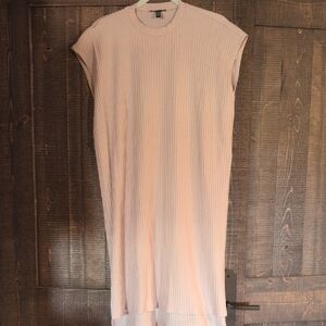 Eileen Fisher Sleeveless Ribbed Knit Dress in Light Pink